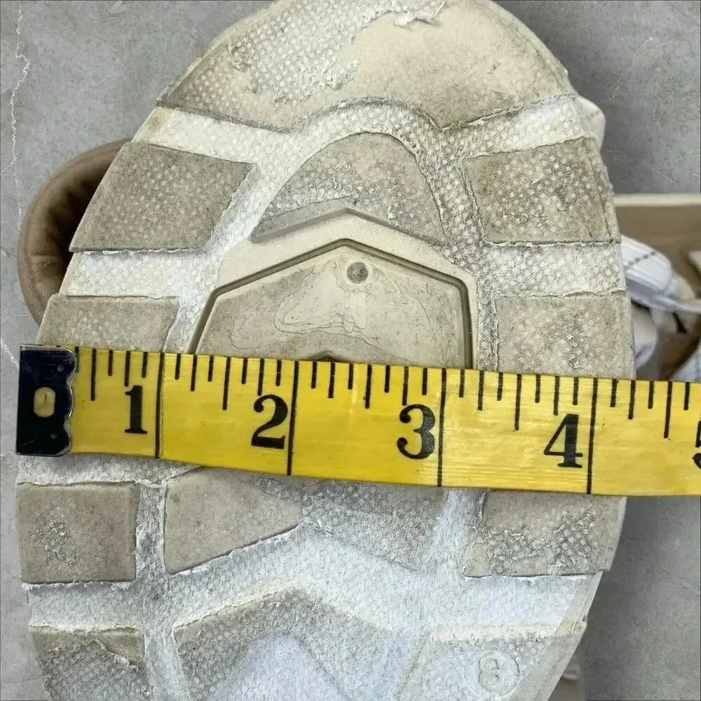 MIA Ace Canvas Lace Up High Top Sneakers Ankle Shoes Women Size 8M Sand Lug Sole - Picture 14 of 15